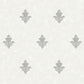Mehndi Motif Cream/Silver from the Emporium Collection by Galerie Wallcoverings