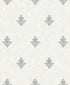 Mehndi Motif Cream/Silver from the Emporium Collection by Galerie Wallcoverings