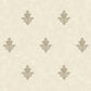 Mehndi Motif Cream/Gold from the Emporium Collection by Galerie Wallcoverings