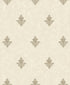 Mehndi Motif Cream/Gold from the Emporium Collection by Galerie Wallcoverings