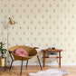 Mehndi Motif Cream/Gold from the Emporium Collection by Galerie Wallcoverings