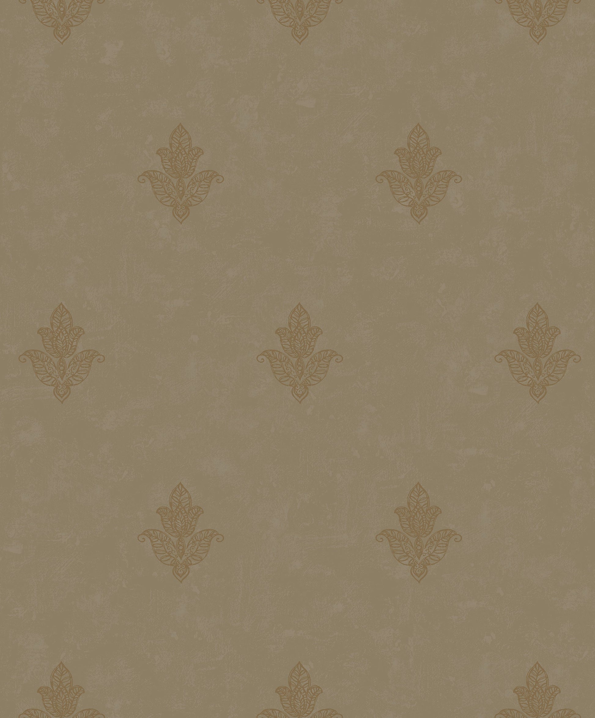 Mehndi Motif Gold from the Emporium Collection by Galerie Wallcoverings