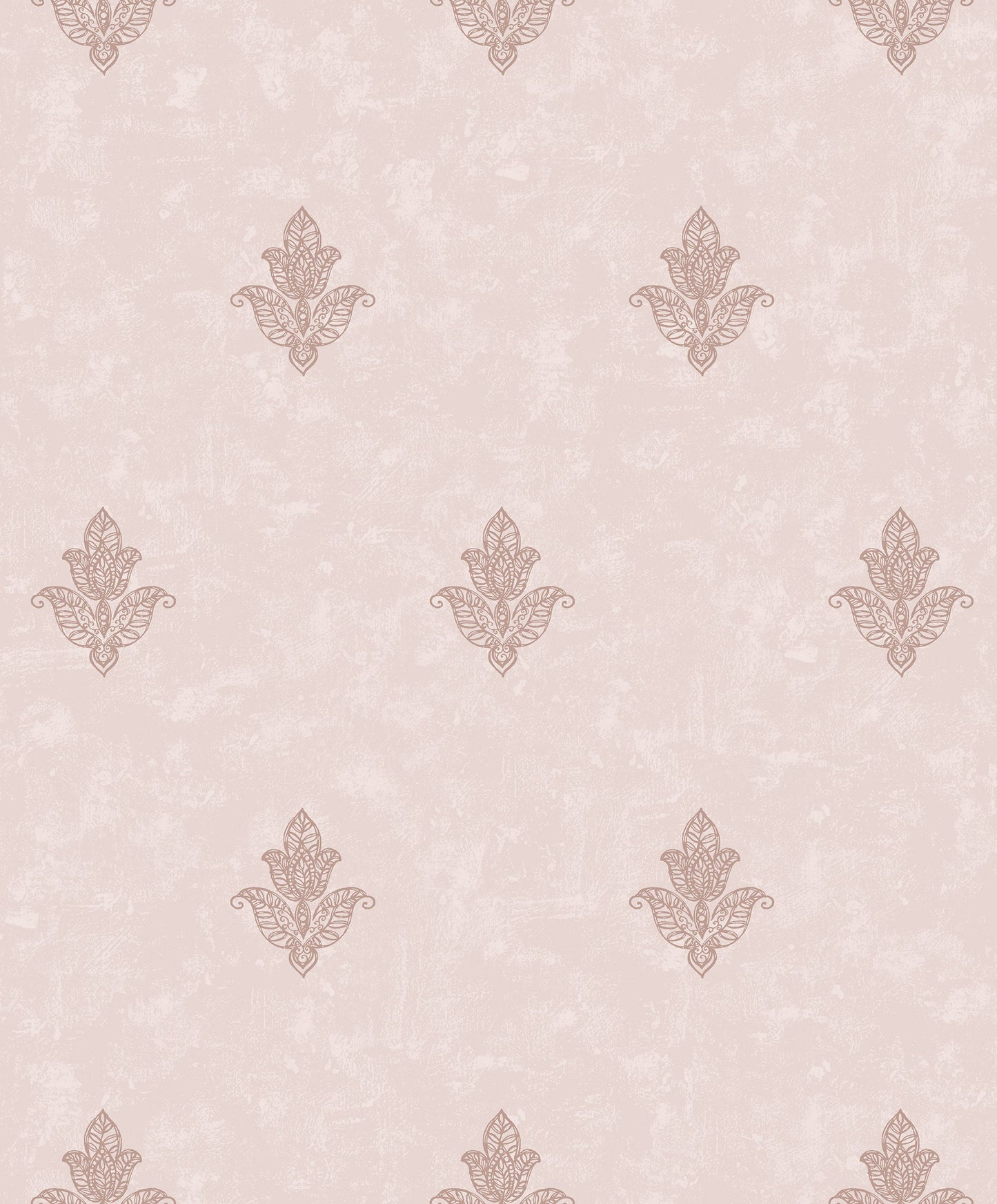 Mehndi Motif Pink from the Emporium Collection by Galerie Wallcoverings