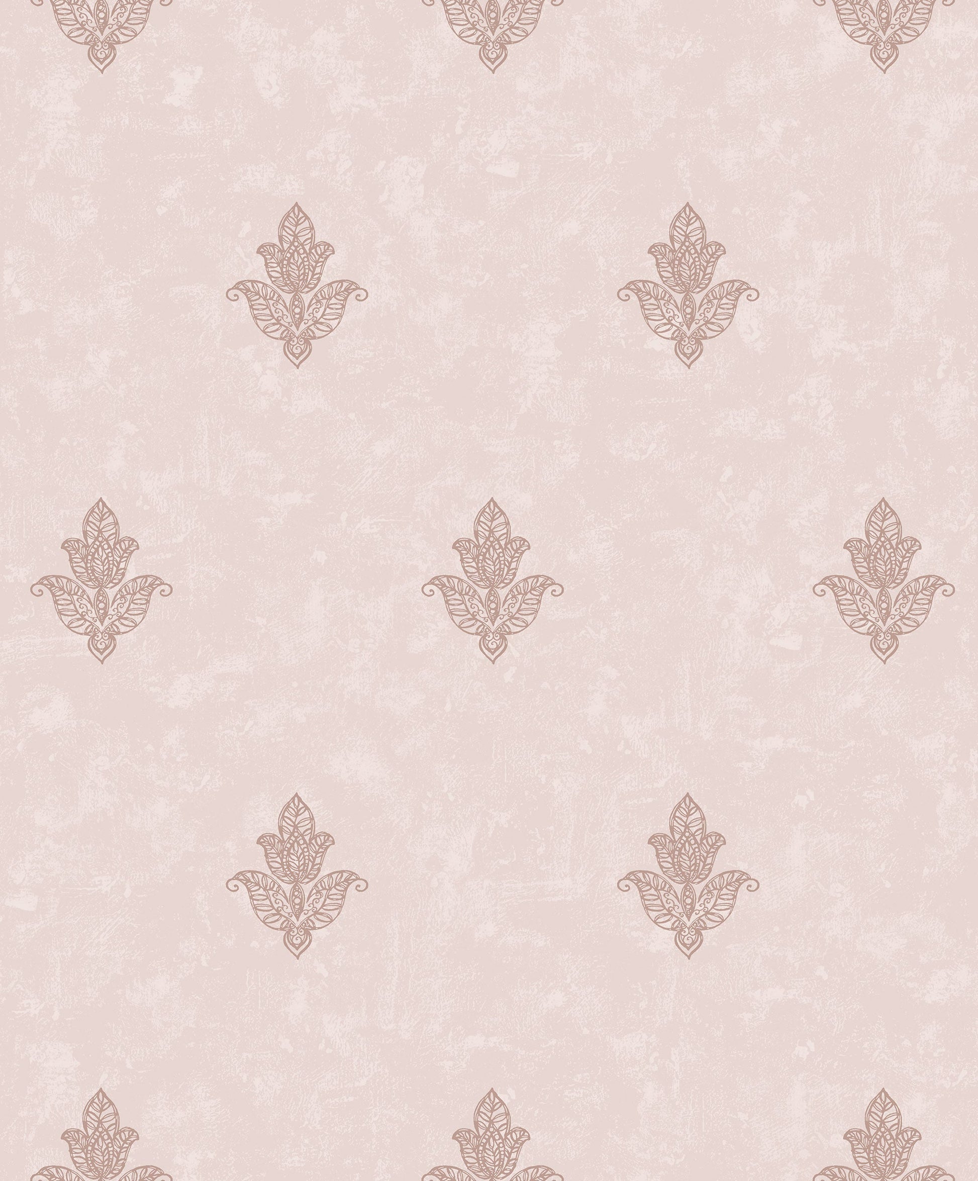 Mehndi Motif Pink from the Emporium Collection by Galerie Wallcoverings