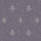 Mehndi Motif Purple/Silver from the Emporium Collection by Galerie Wallcoverings