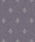 Mehndi Motif Purple/Silver from the Emporium Collection by Galerie Wallcoverings
