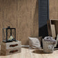 Cottage Wood Panels Wallpaper in Brown