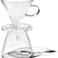 glass coffee dripper set design by puebco 6