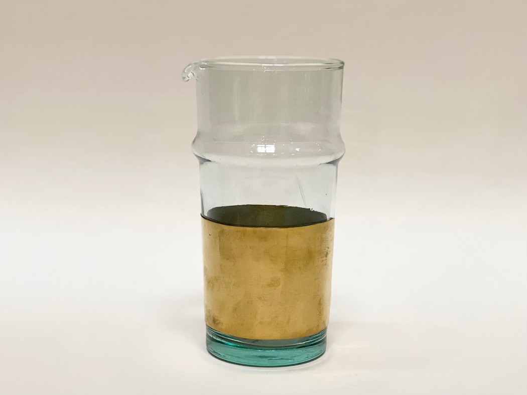 Beldi Carafe with Gold Ring