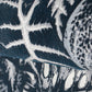 Elephant Leaf Wallpaper in Blue