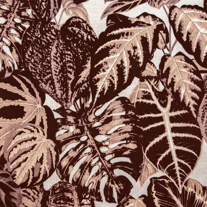 Sample Elephant Leaf Wallpaper in Red
