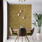 Cord Wallpaper in Antique Gold