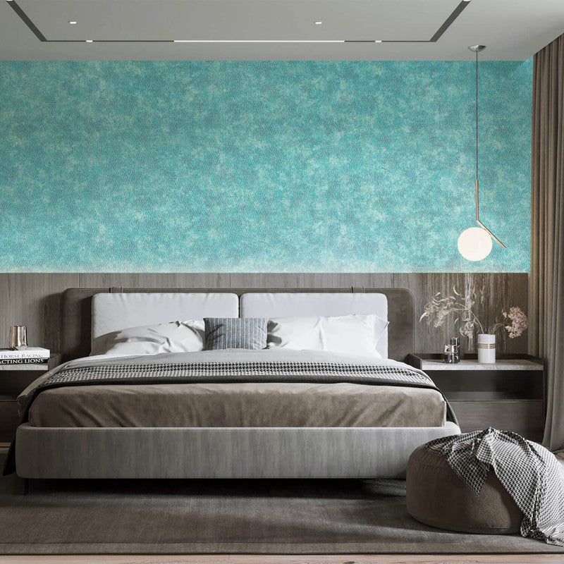 Cord Wallpaper in Turquoise