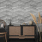 Vetro Dew Drops Wallpaper in Black Cumin