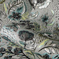 Felice Wild Garden Wallpaper in Spirulina