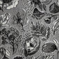 Felice Wild Garden Wallpaper in Black Cumin