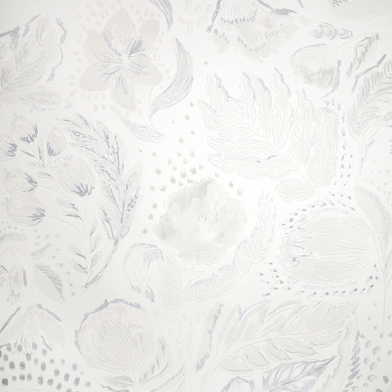 Felice Wild Garden Wallpaper in Sea Salt