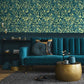 Lana Brussels Lace Wallpaper in Green Pepper