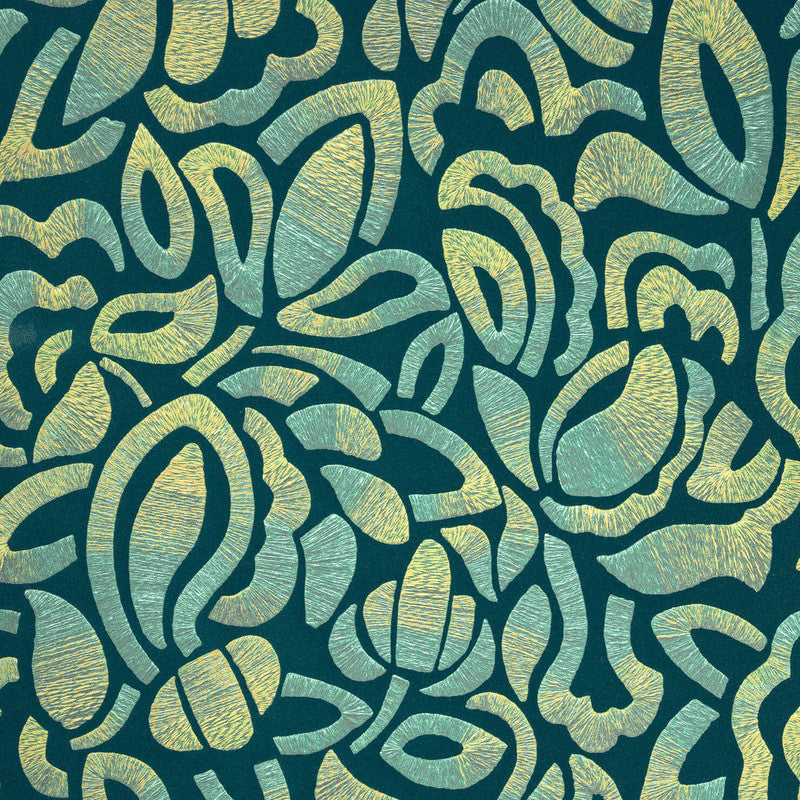 Lana Brussels Lace Wallpaper in Green Pepper