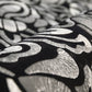 Lana Brussels Lace Wallpaper in Black Pepper