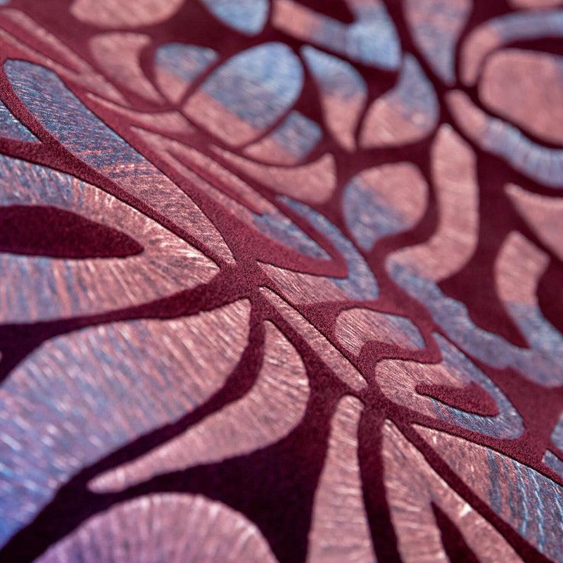 Lana Brussels Lace Wallpaper in Saffron