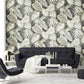 Vita Ficus Wallpaper in Mustard