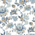 Blooming Garden Jacobin Garden In Blue Galerie Wallcoverings 8303 1