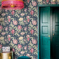Blooming Garden Oriente Garden In Blue Galerie Wallcoverings 8308 2