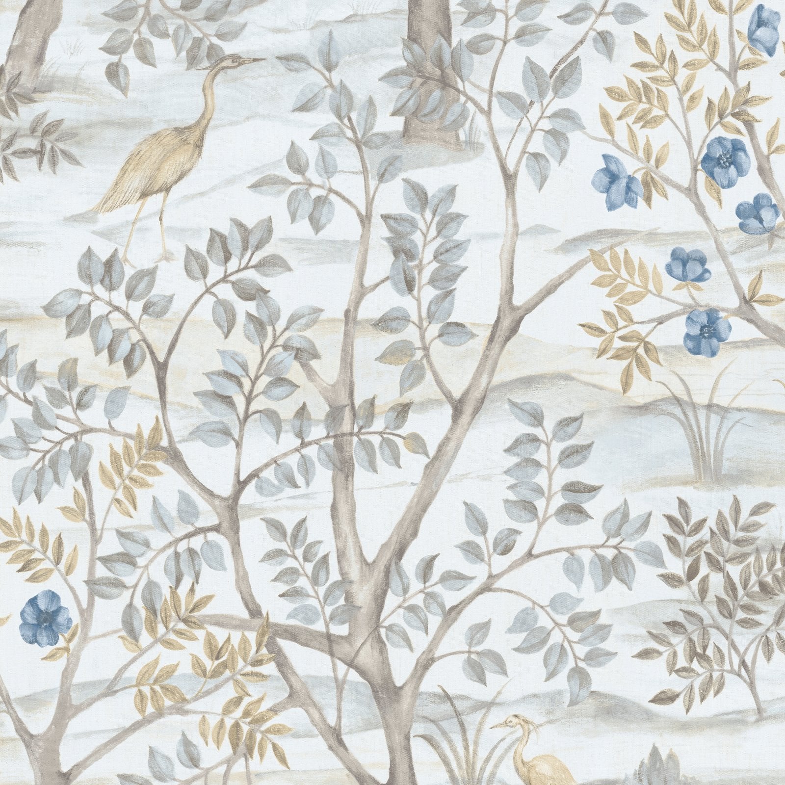 Blooming Garden Albero Garden In Blue Galerie Wallcoverings 8316 1