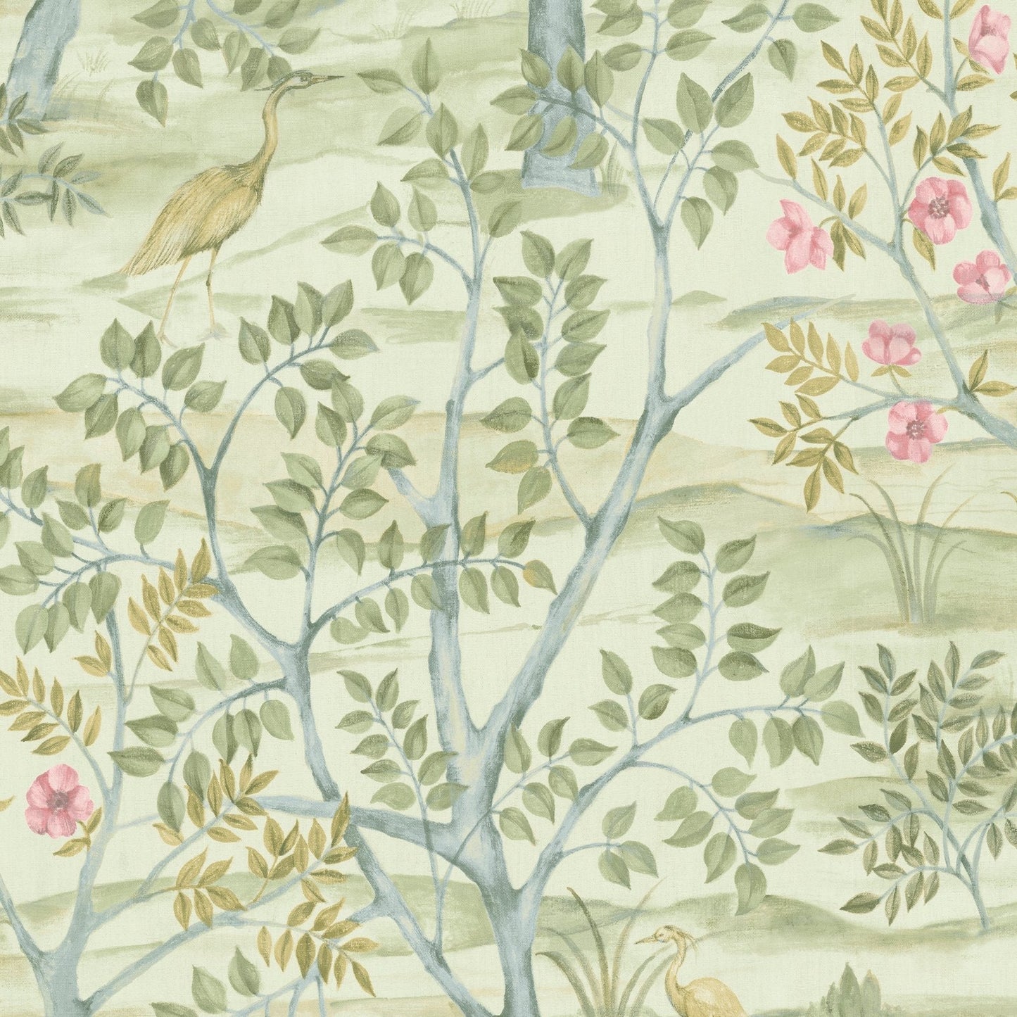 Blooming Garden Albero Garden In Green Galerie Wallcoverings 8317 1