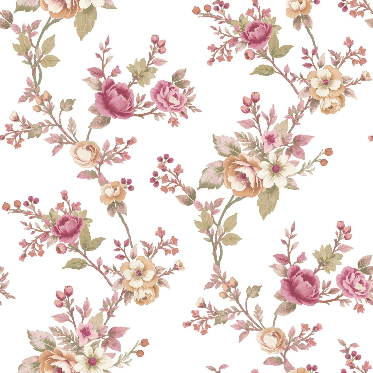 Blooming Garden Soffio Garden In Red Galerie Wallcoverings 8326 1