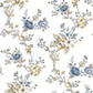 Blooming Garden Soffio Garden In Blue Galerie Wallcoverings 8327 1