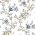 Blooming Garden Soffio Garden In Blue Galerie Wallcoverings 8327 1