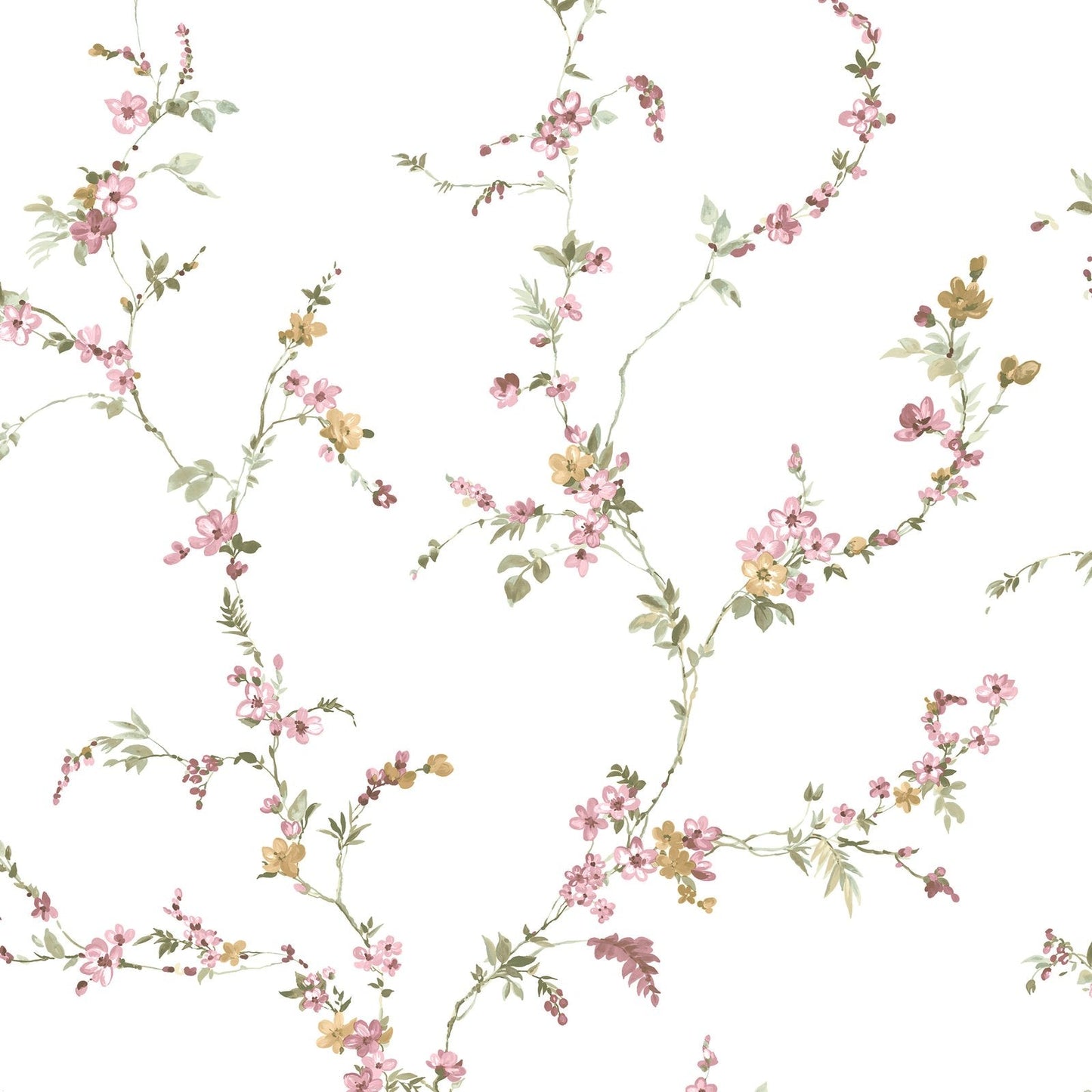 Blooming Garden Fiorellino Edra In Pink Galerie Wallcoverings 8335 1