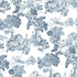 Blooming Garden Toile Garden In Blue Galerie Wallcoverings 8342 1