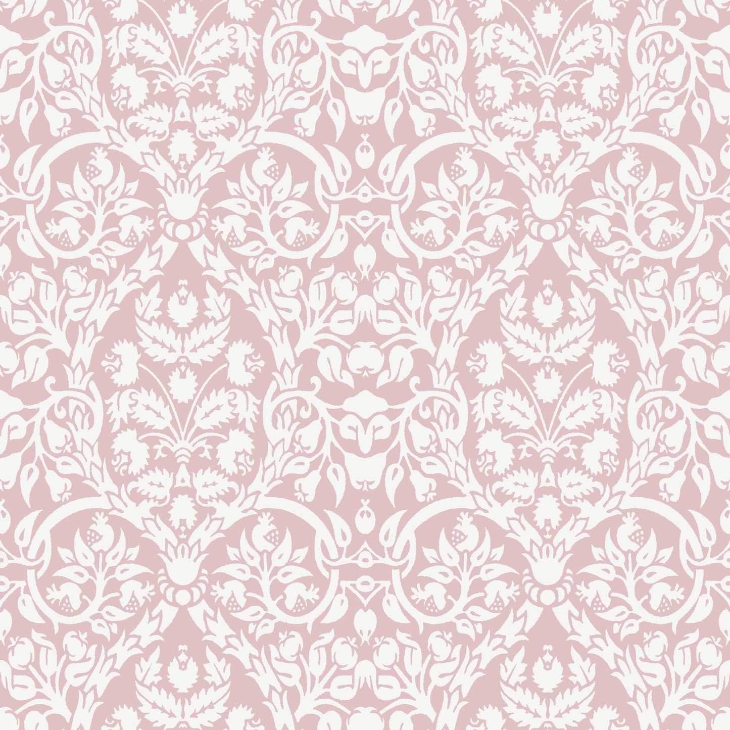 Blooming Garden Damasco Garden In Pink Galerie Wallcoverings 8348 1