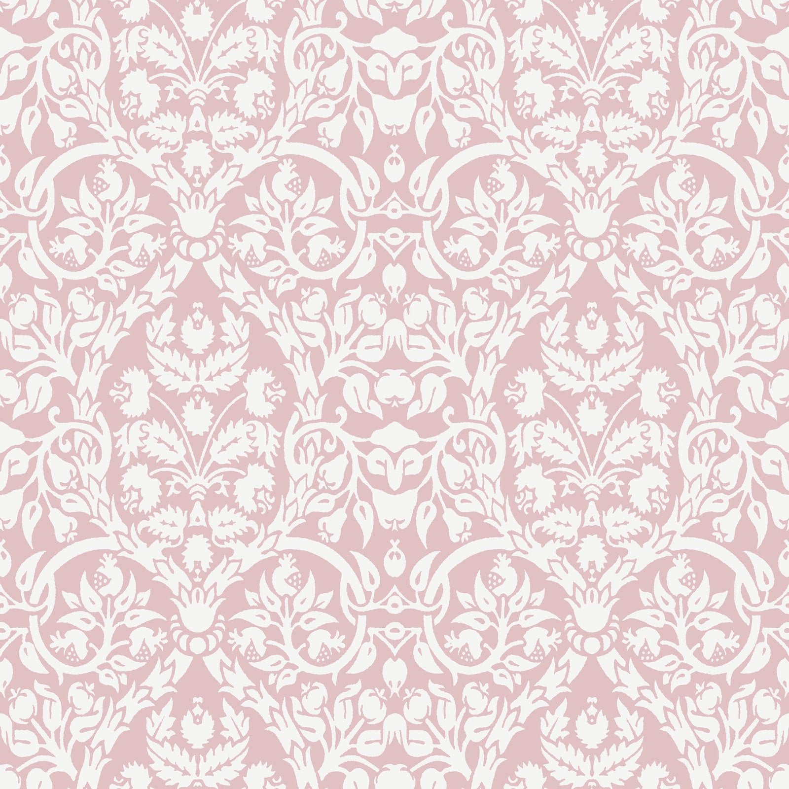Blooming Garden Damasco Garden In Pink Galerie Wallcoverings 8348 1