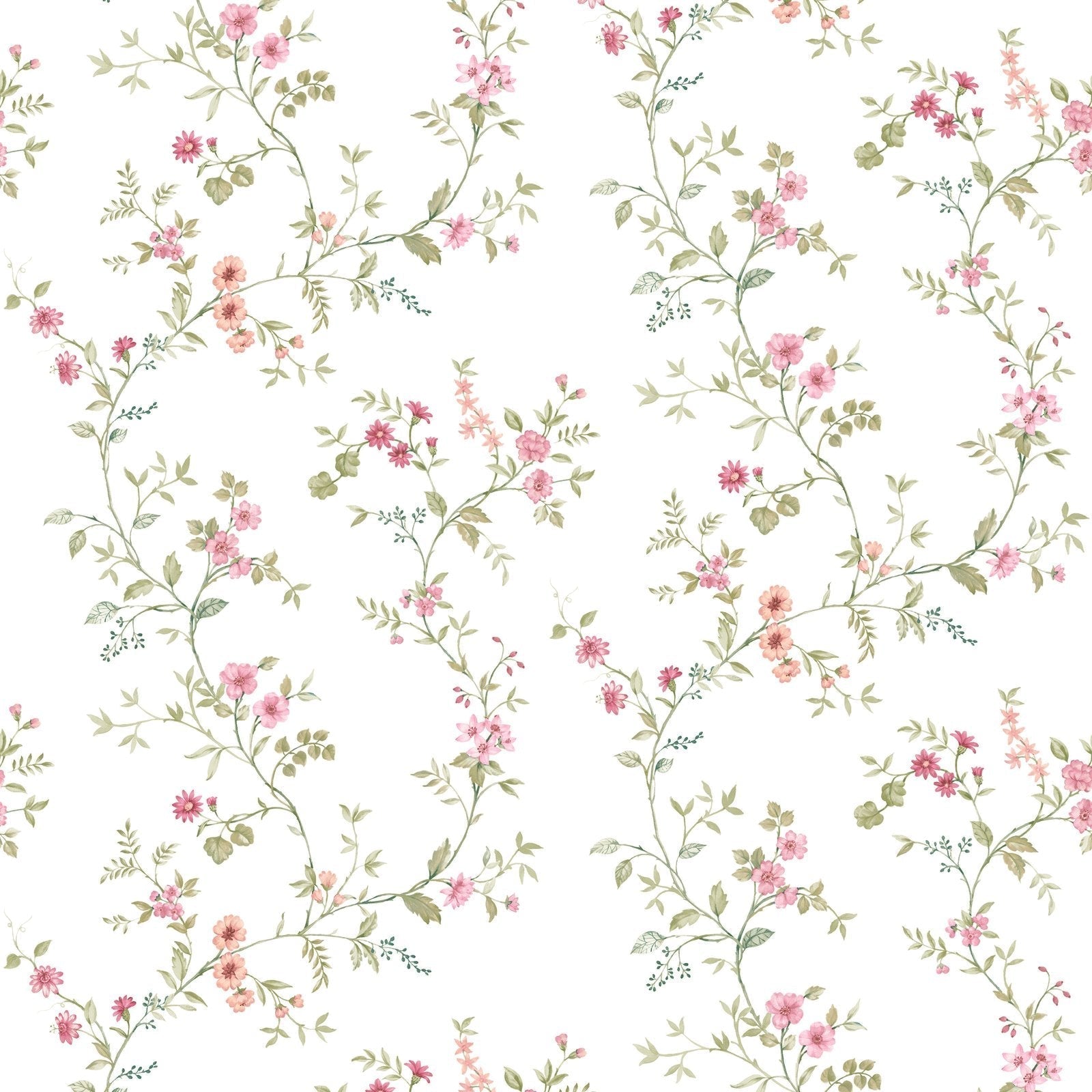 Blooming Garden Victoria Garden In Pink Galerie Wallcoverings 8356 1