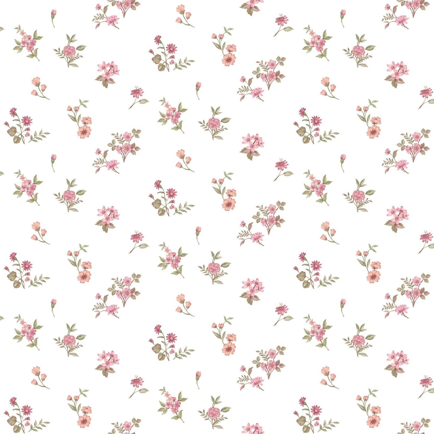 Blooming Garden Allover Victoria Garden In Red Galerie Wallcoverings 8362 1