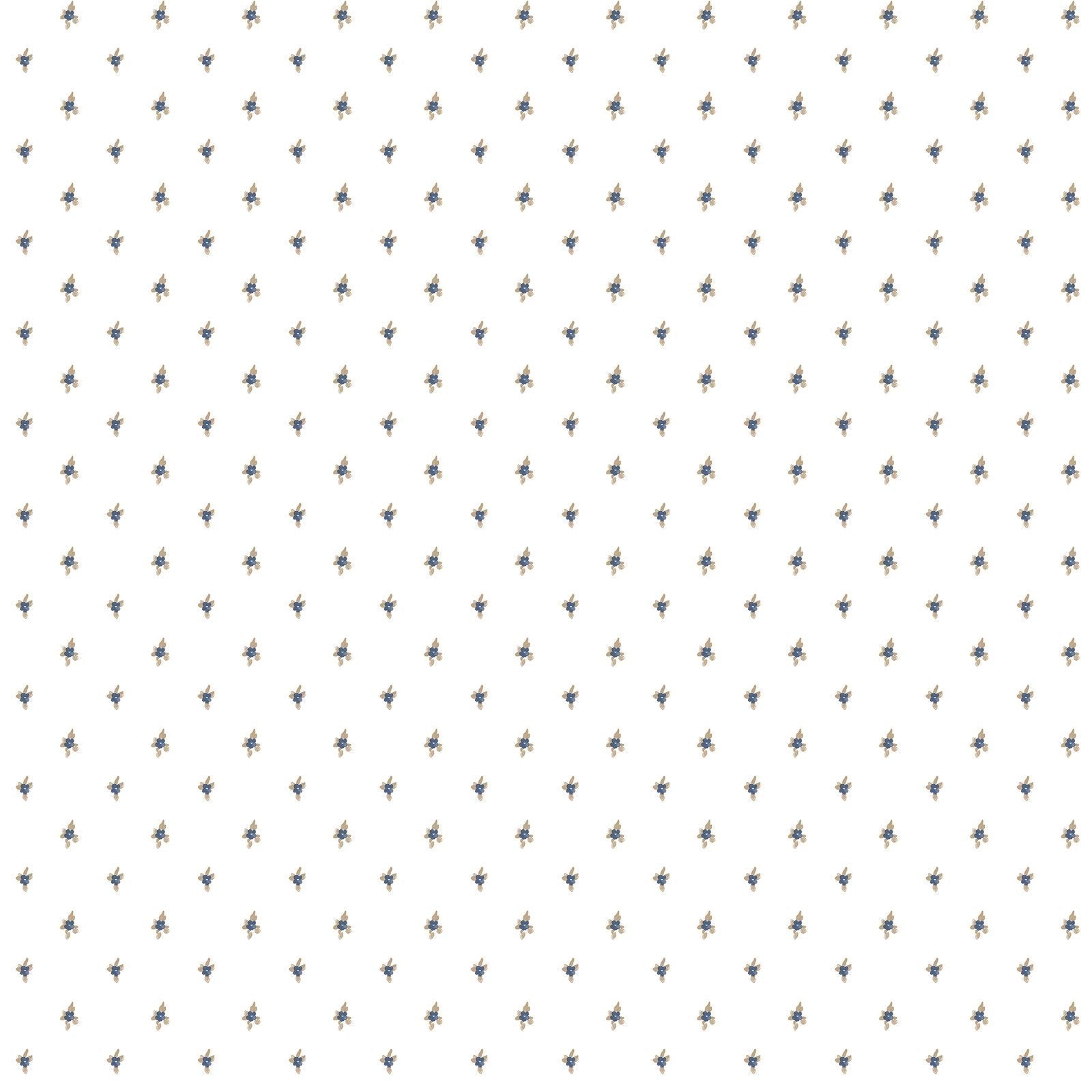 Blooming Garden Allover Lilla In Blue Galerie Wallcoverings 8369 1