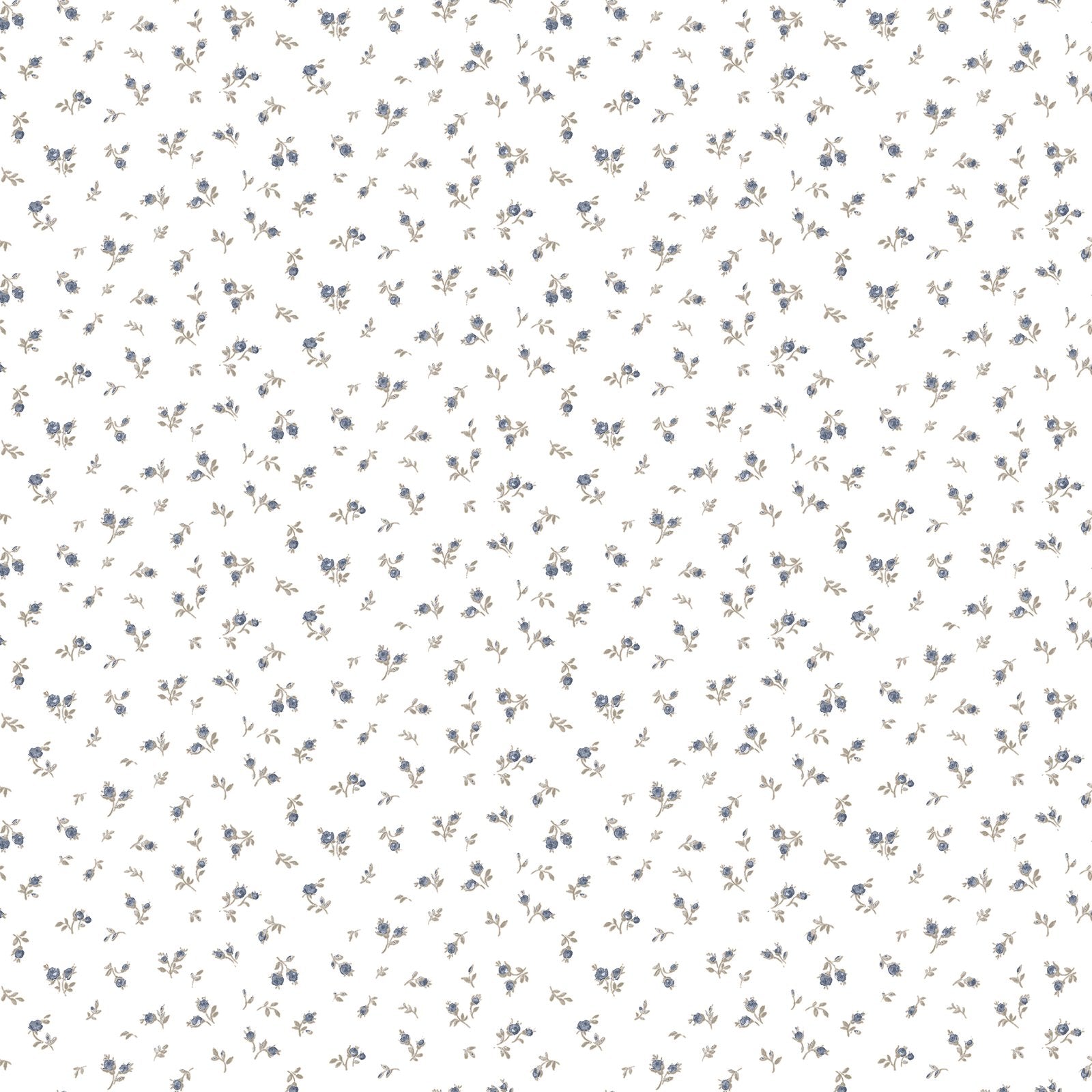 Blooming Garden Bocciolo Shaby In Blue Galerie Wallcoverings 8372 1