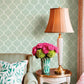 Blooming Garden Cancello Green In Green Galerie Wallcoverings 8378 2