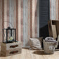 Cottage Wood Planks Wallpaper in Beige/Blue/Brown