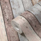 Cottage Wood Planks Wallpaper in Beige/Blue/Brown