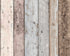 Cottage Wood Planks Wallpaper in Beige/Blue/Brown