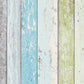 Cottage Wood Planks Wallpaper in Blue/Green/White