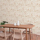 Cottage Brick Wallpaper in Beige/Brown/Red