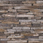 Flat Stone Wallpaper in Beige/Brown/Yellow