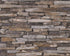 Flat Stone Wallpaper in Beige/Brown/Yellow