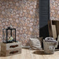 Stone Abstract Wallpaper in Beige/Brown/Grey